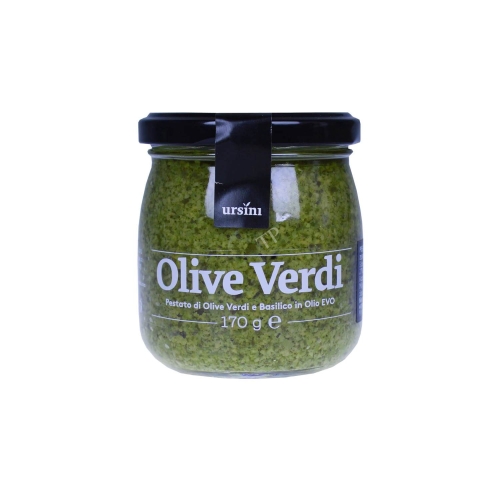 Ursini Pestato Olive Verdi mit Basilikum 170g