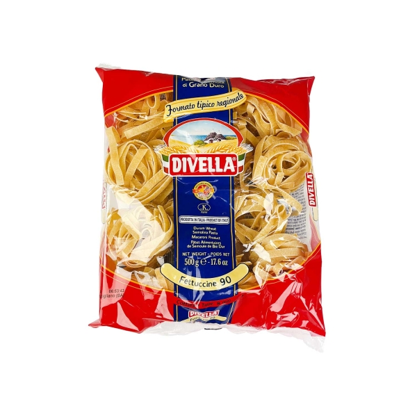 Divella Fettuccine - Nidi Di Semola 90 Pasta 500g