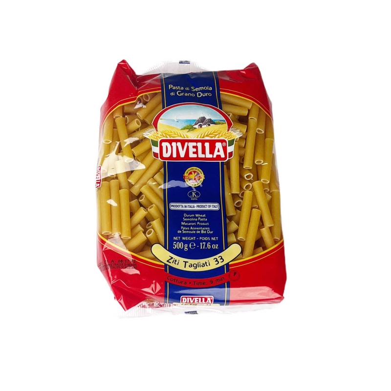 Divella Ziti Tagliati No. 33 Pasta 500g buonsapore.de