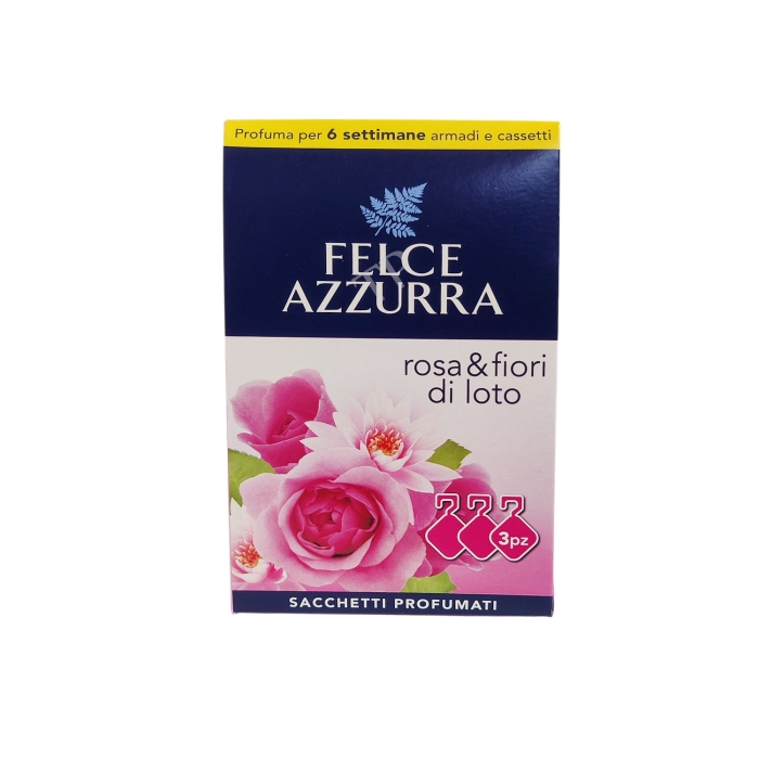 Paglieri Felce Azzurra Duftkissen Rosa &amp; Fior di Loto 3er Pack